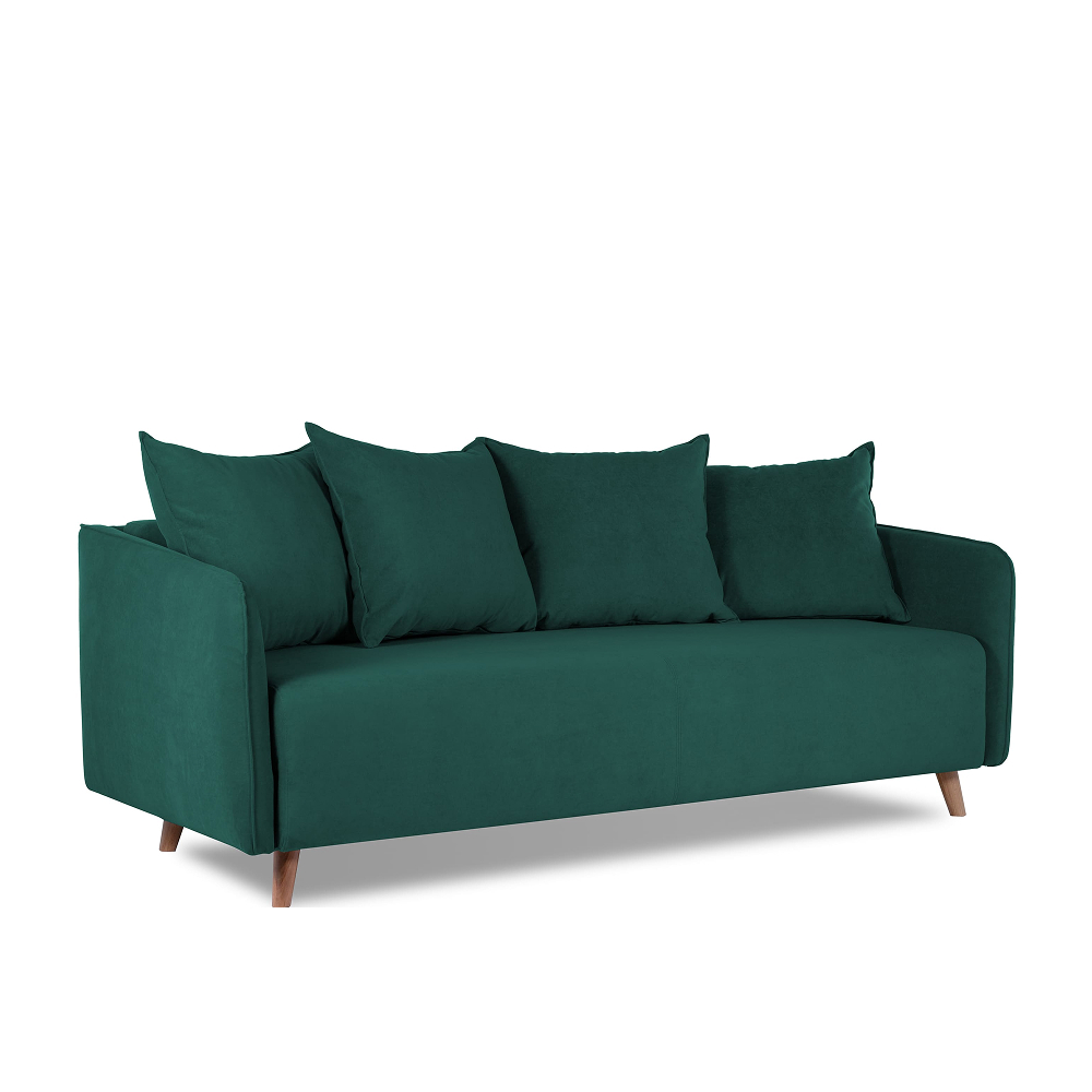 LILA Folding 3-seater sofa 3BK Formula 668 Green