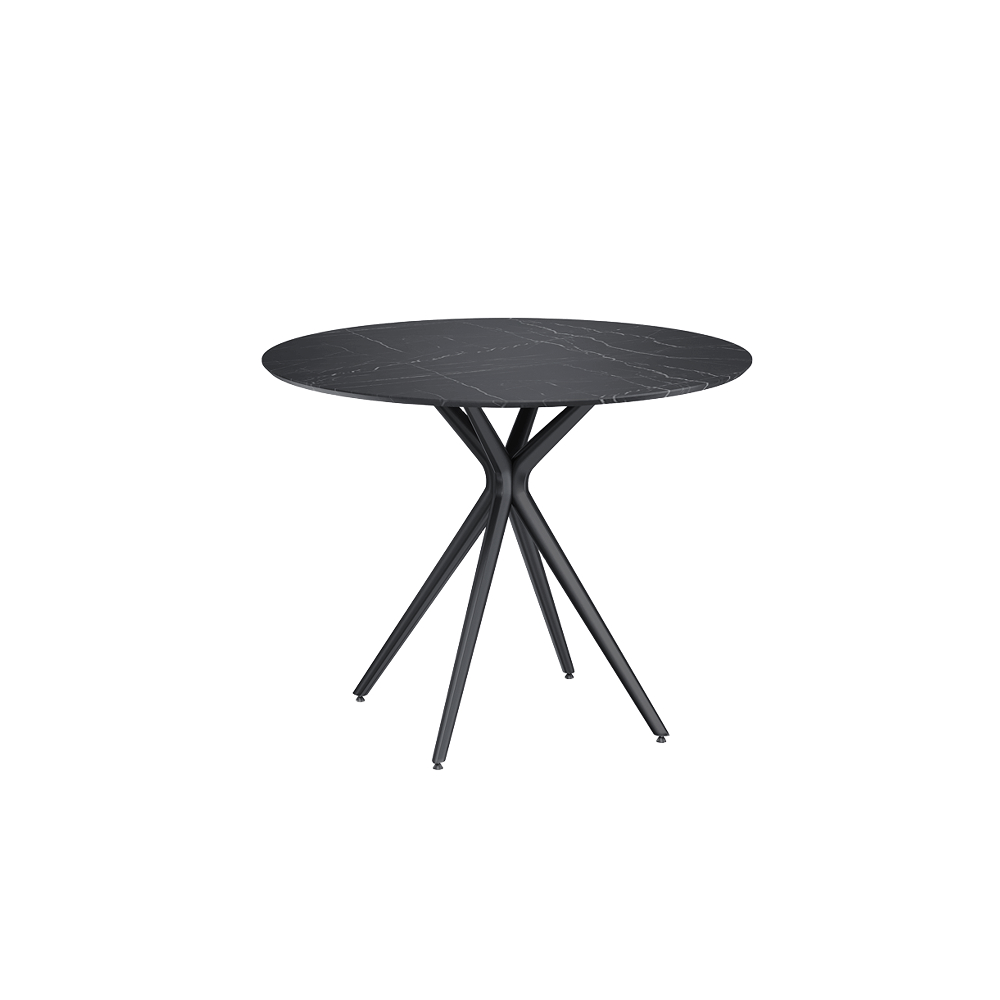 Dinning table 1000x1000 Black