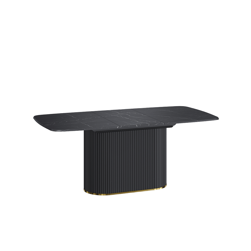 Dinning table 1400(1790)х950 Marble black