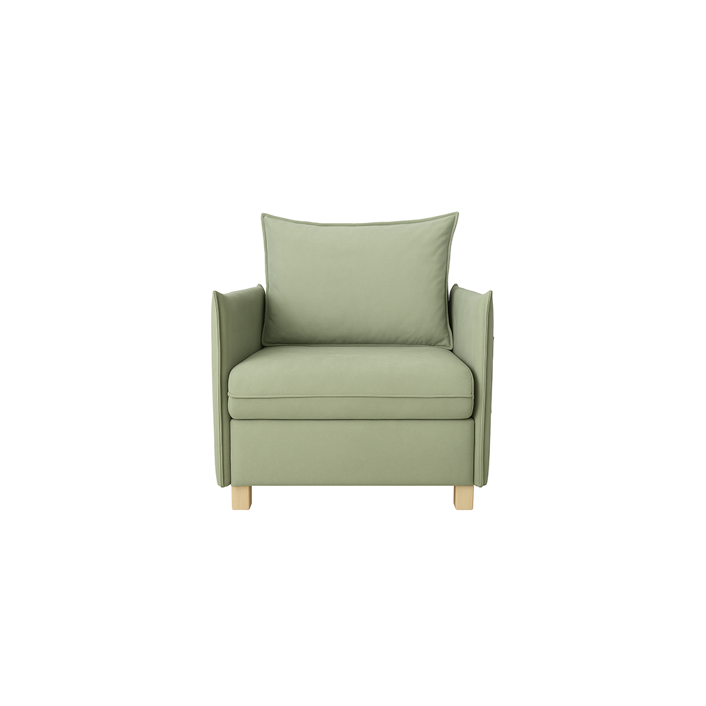 ALIA Folding armchair diagonal 965 Green