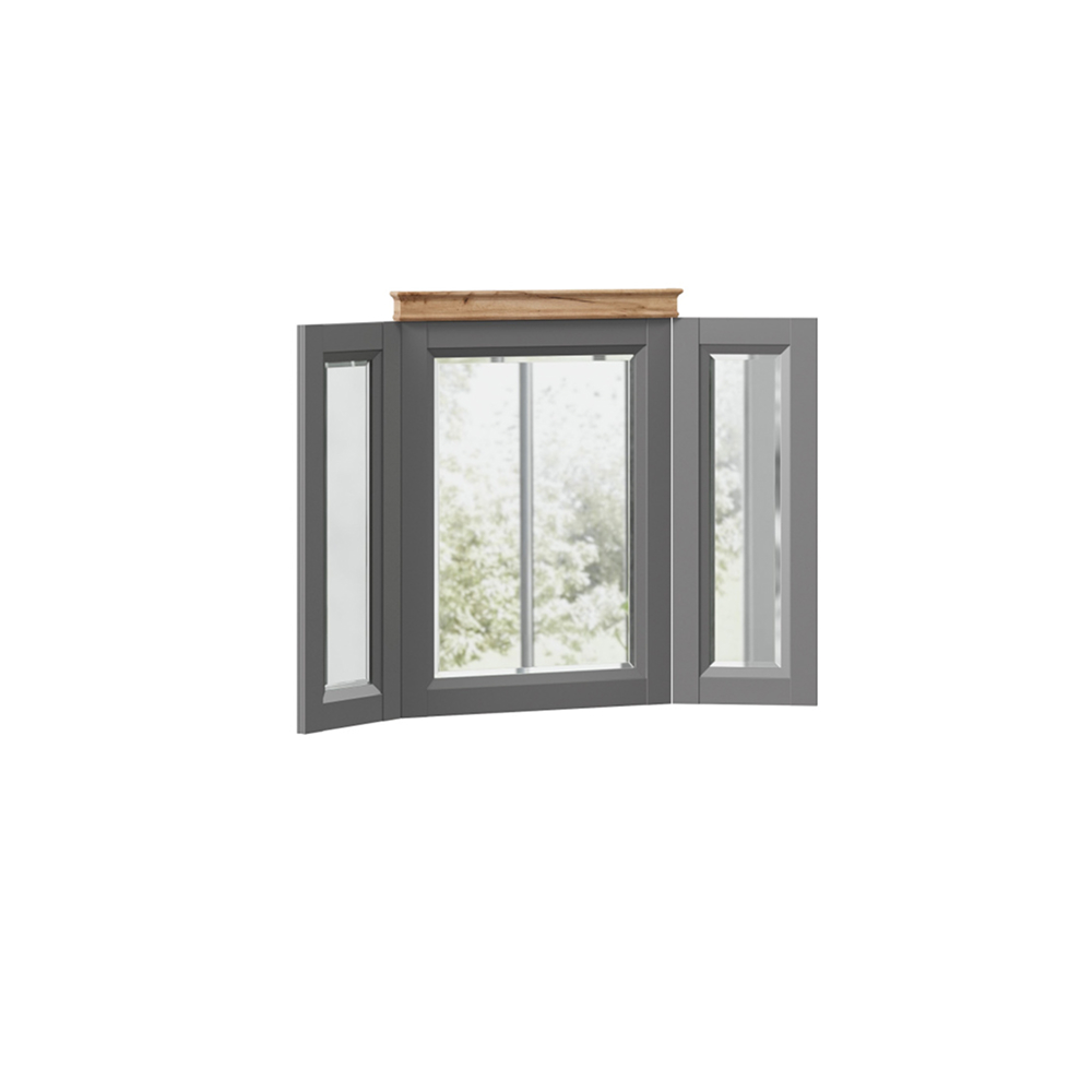 AMELI Mirror with opening shutter doors