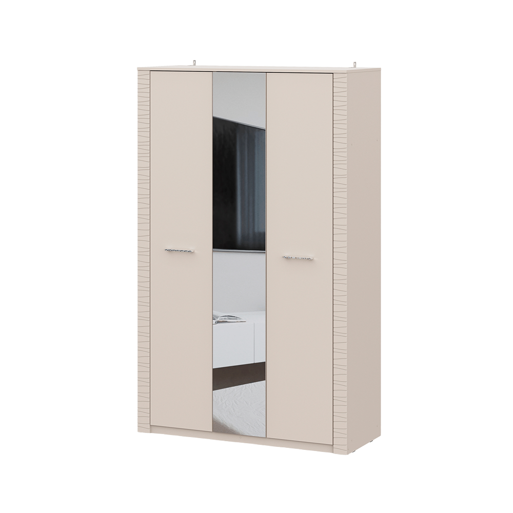 CALYPSO Chest of drawers with 3 drawers and 2-Doors Melange