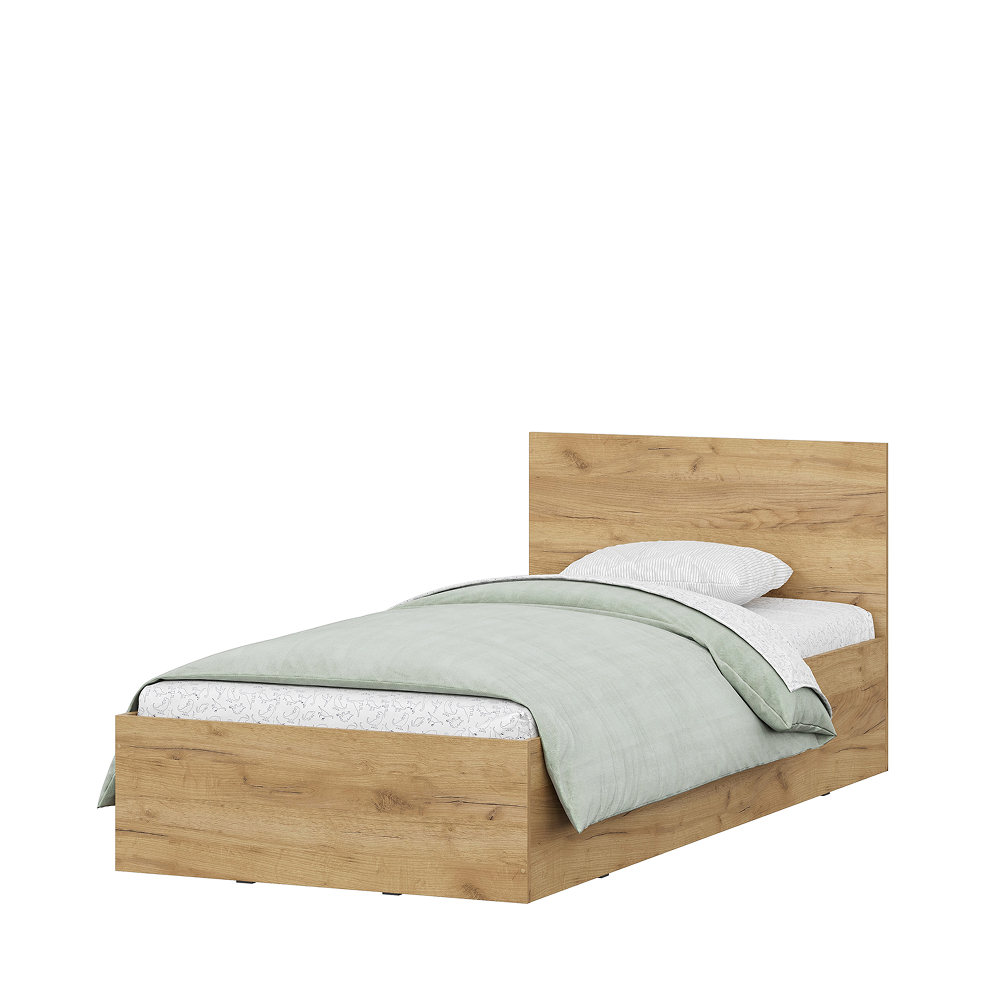 MSP Universal single bed 0.9х20 Golden oak / Dark stone