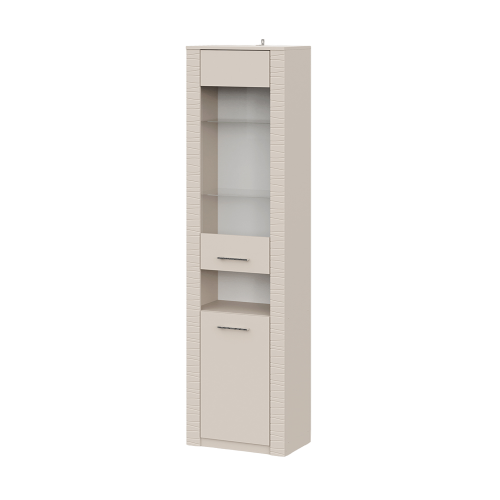 CALYPSO Cabinet 1-Door with glass Melange