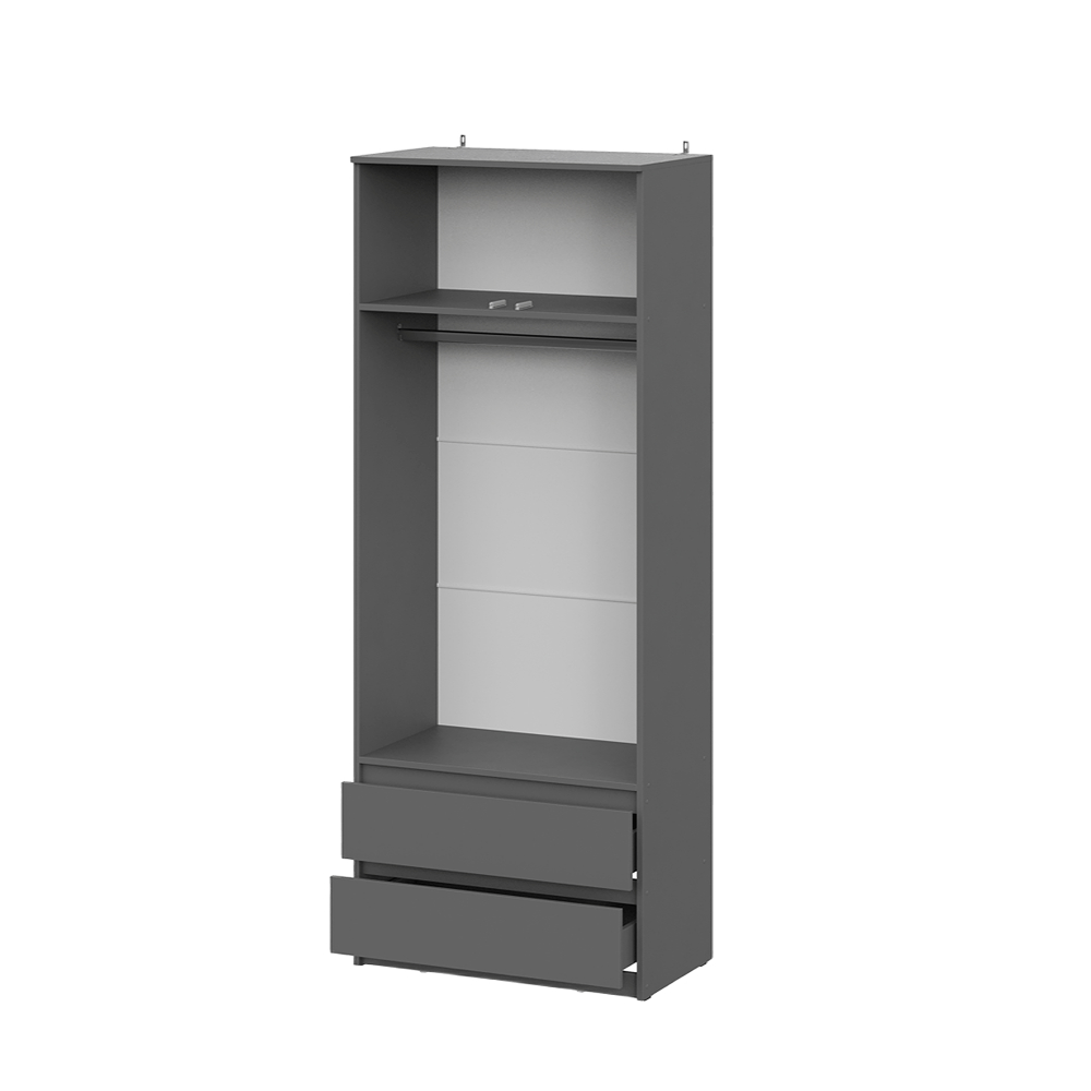 DENVER Wardrobe with 2 boxes