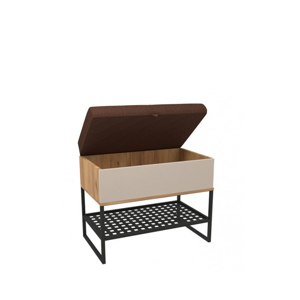 FIJI Bench 600 Golden Oak/White