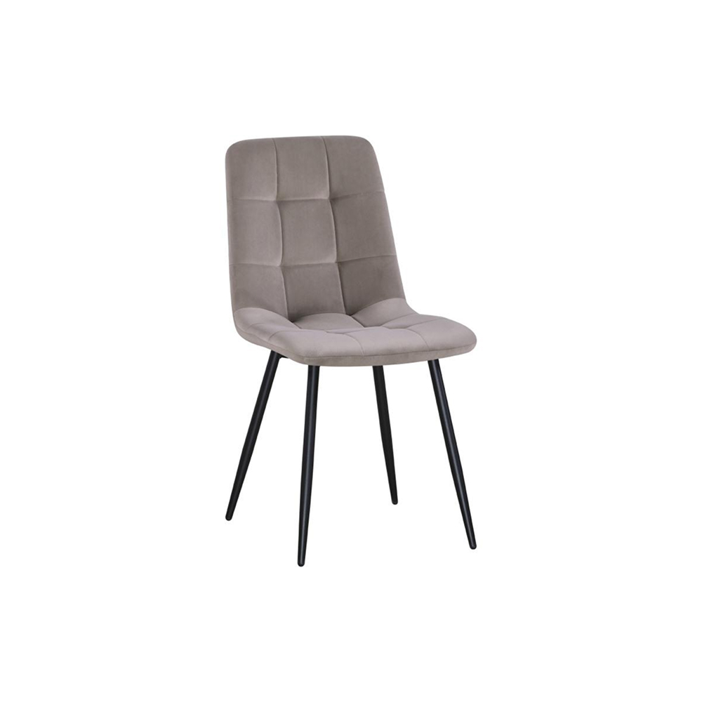 CHAIR TED Velvet 821-8 Biege-Gray