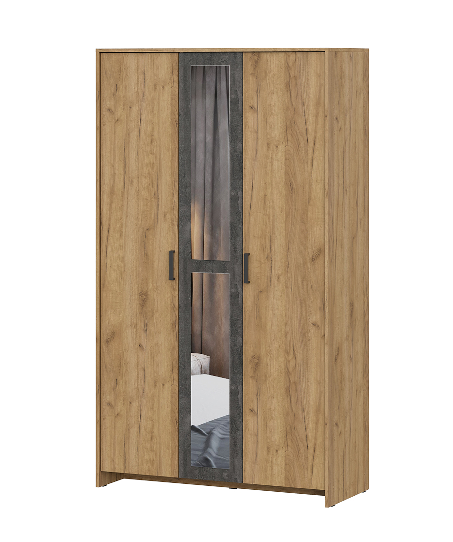 MSP 3-Doors Wardrobe with mirror