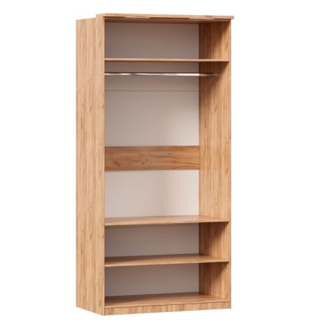 FIJI Wardrobe carcass 2-Doors Golden Oak