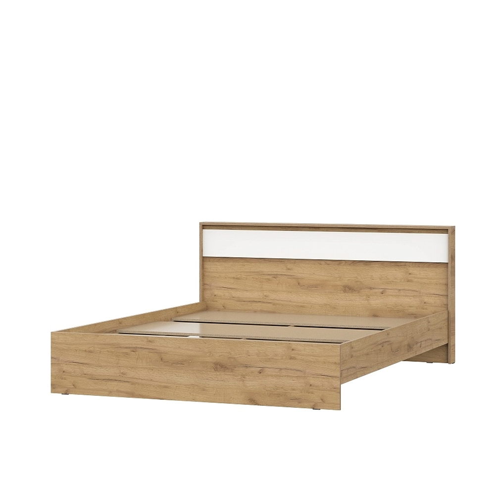 NEXT Double bed 1 160x200 Oak Gold/White