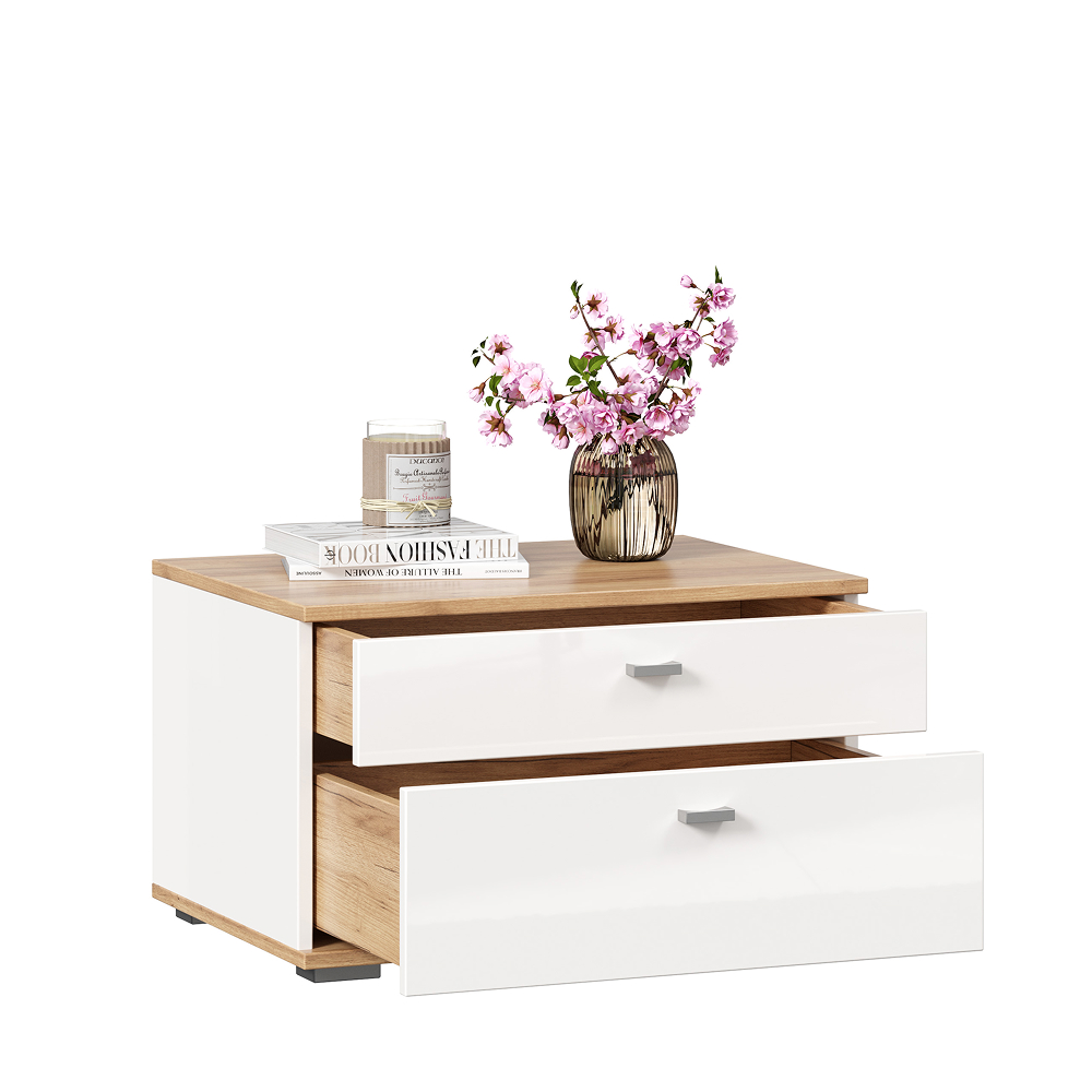 FIJI Nightstand Golden Oak/White