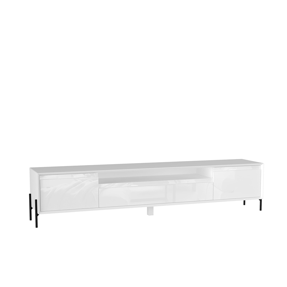CITY TV stand 1800 White gloss version 2