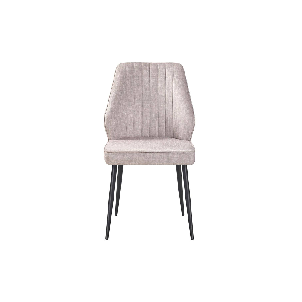 CHAIR DRX Fabric Light Brown Velvet